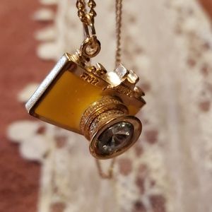 Jewelry - Yellow Camera Necklace Long Chain Goldtone Jewelry - Yellow Camera Necklace Long Chain Goldtone